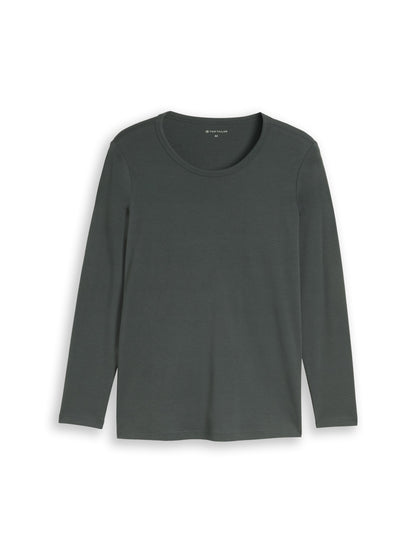 Plus Size - Langarmshirt aus Baumwolle