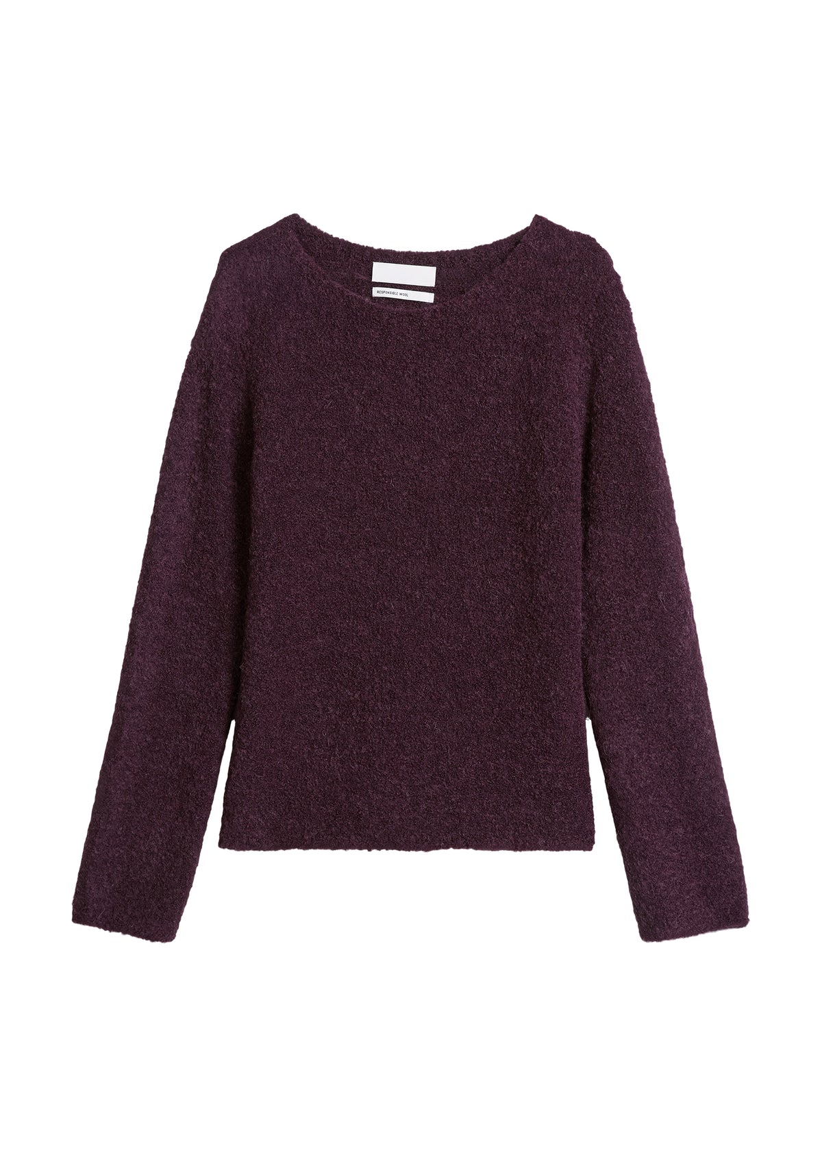 Bouclé-Pullover regular