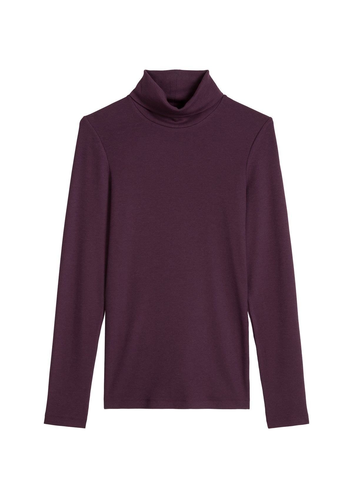 Rollkragen-Longsleeve regular