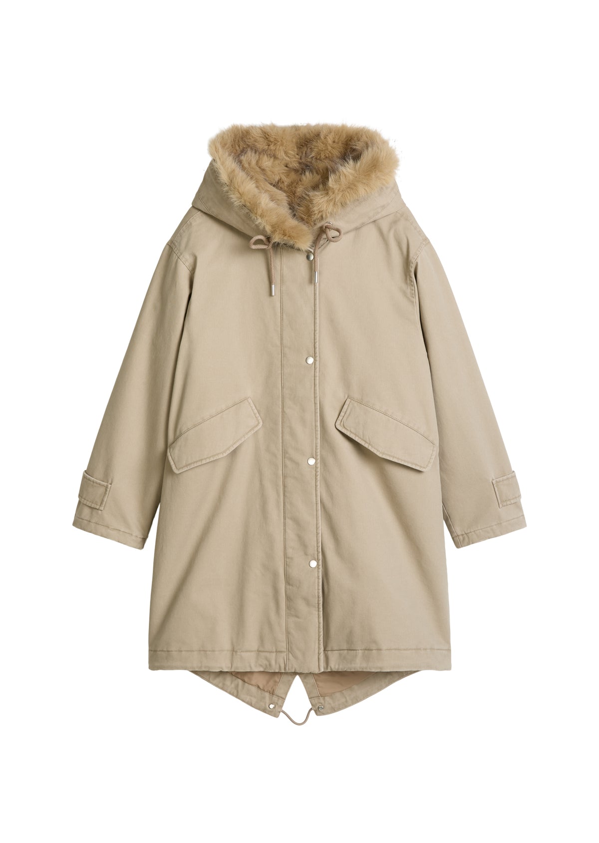 Twill-Outdoor-Parka relaxed