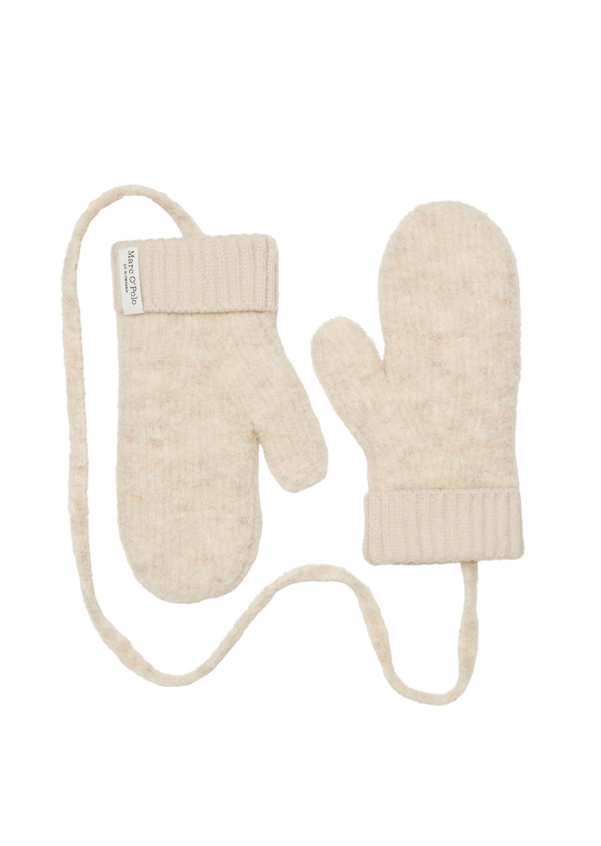 Bouclé-Fäustlinge