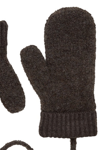 Bouclé-Fäustlinge