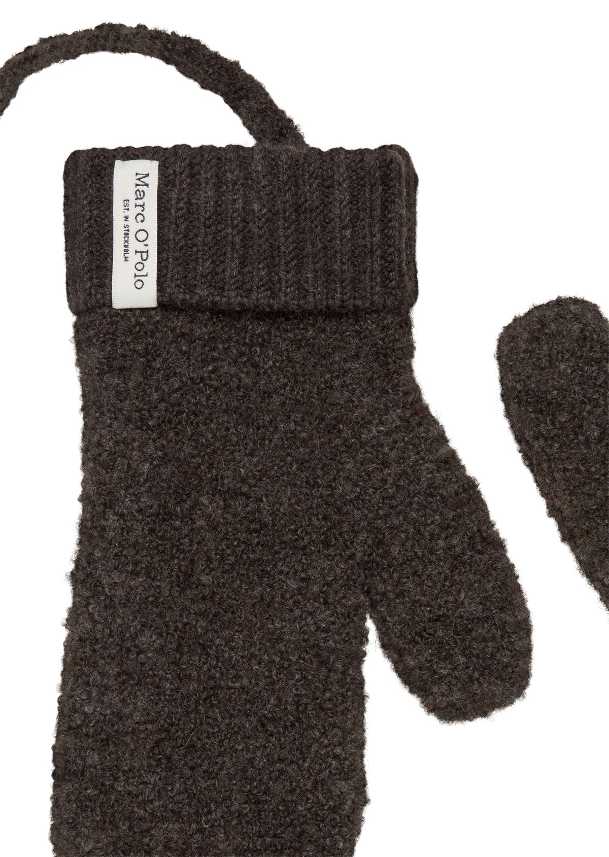 Bouclé-Fäustlinge