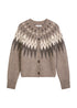 Jacquard-Cardigan slim