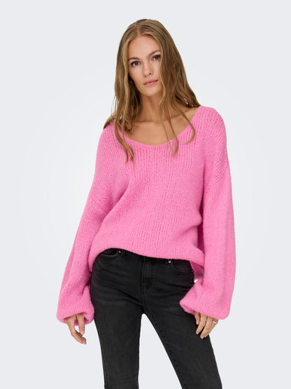 JDYDINEA L/S REVERSIBLE PULLOV. KNT NOOS