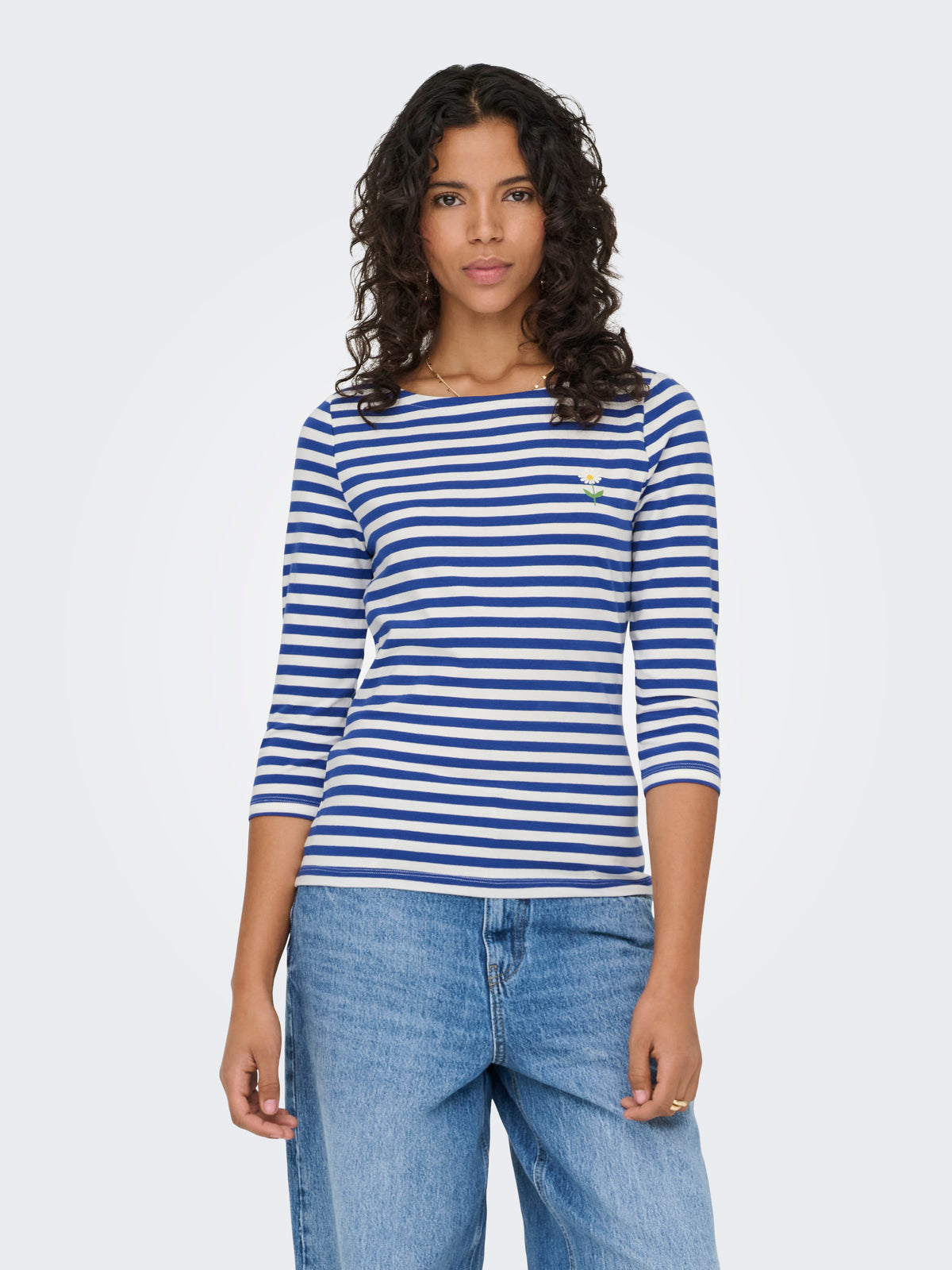 ONLFIFI 3/4 PRINTED TOP CS JRS