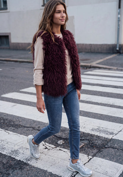 Mid Waist Slim Leg Jeans im Casual Fit
