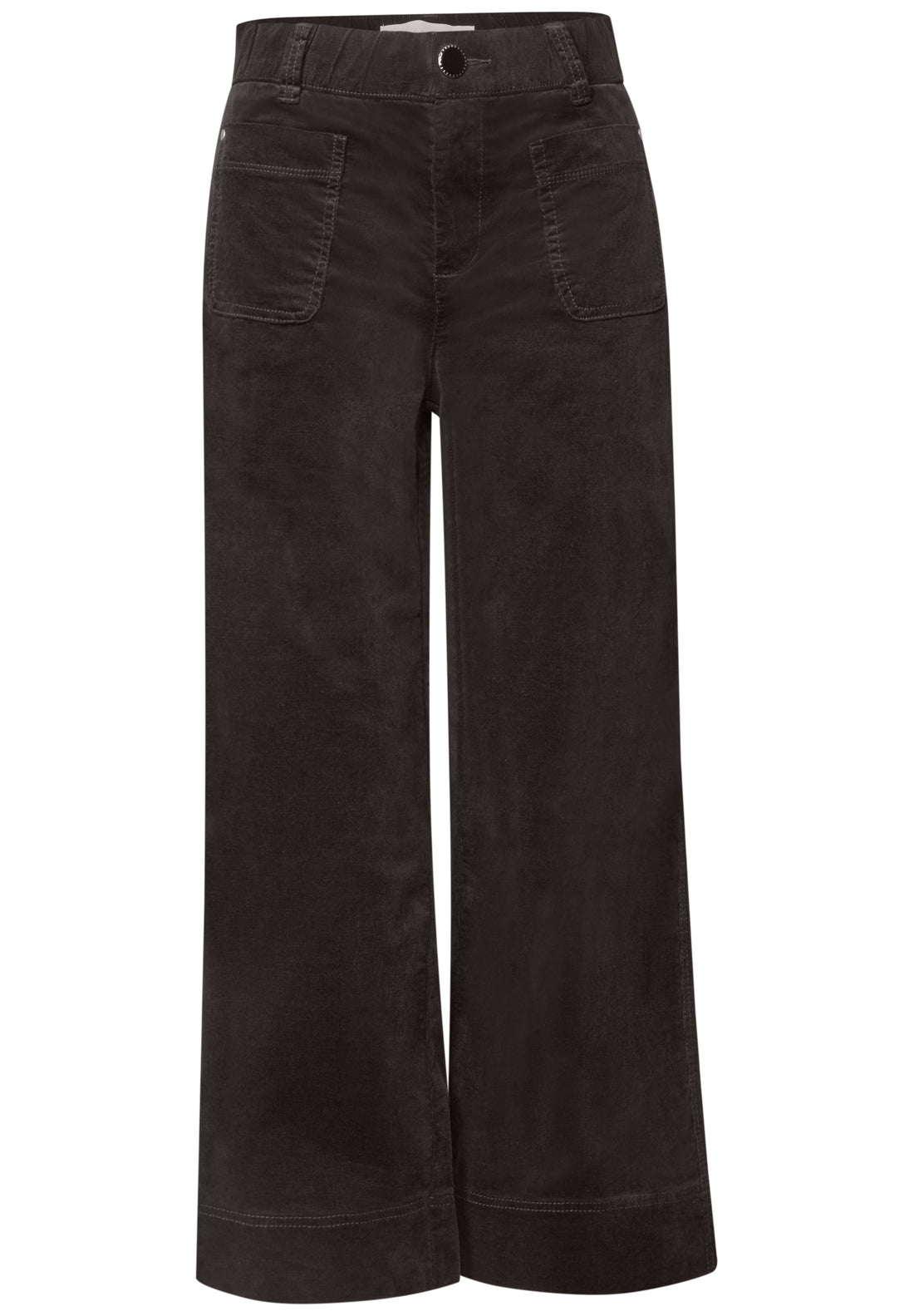 Mid Waist Wide Leg Hose im Casual Fit