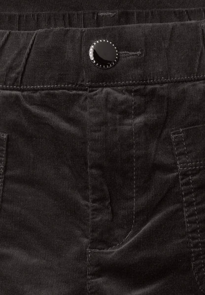 Mid Waist Wide Leg Hose im Casual Fit