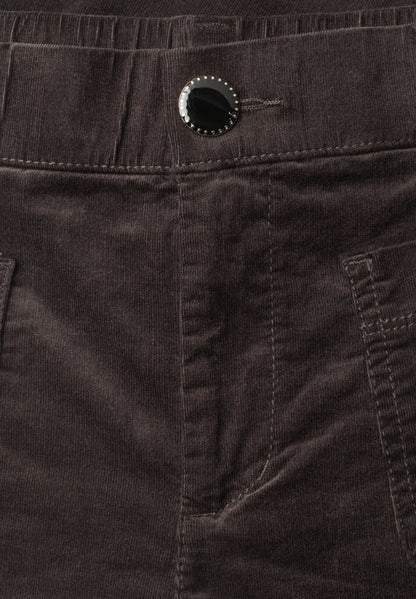 Mid Waist Wide Leg Hose im Casual Fit