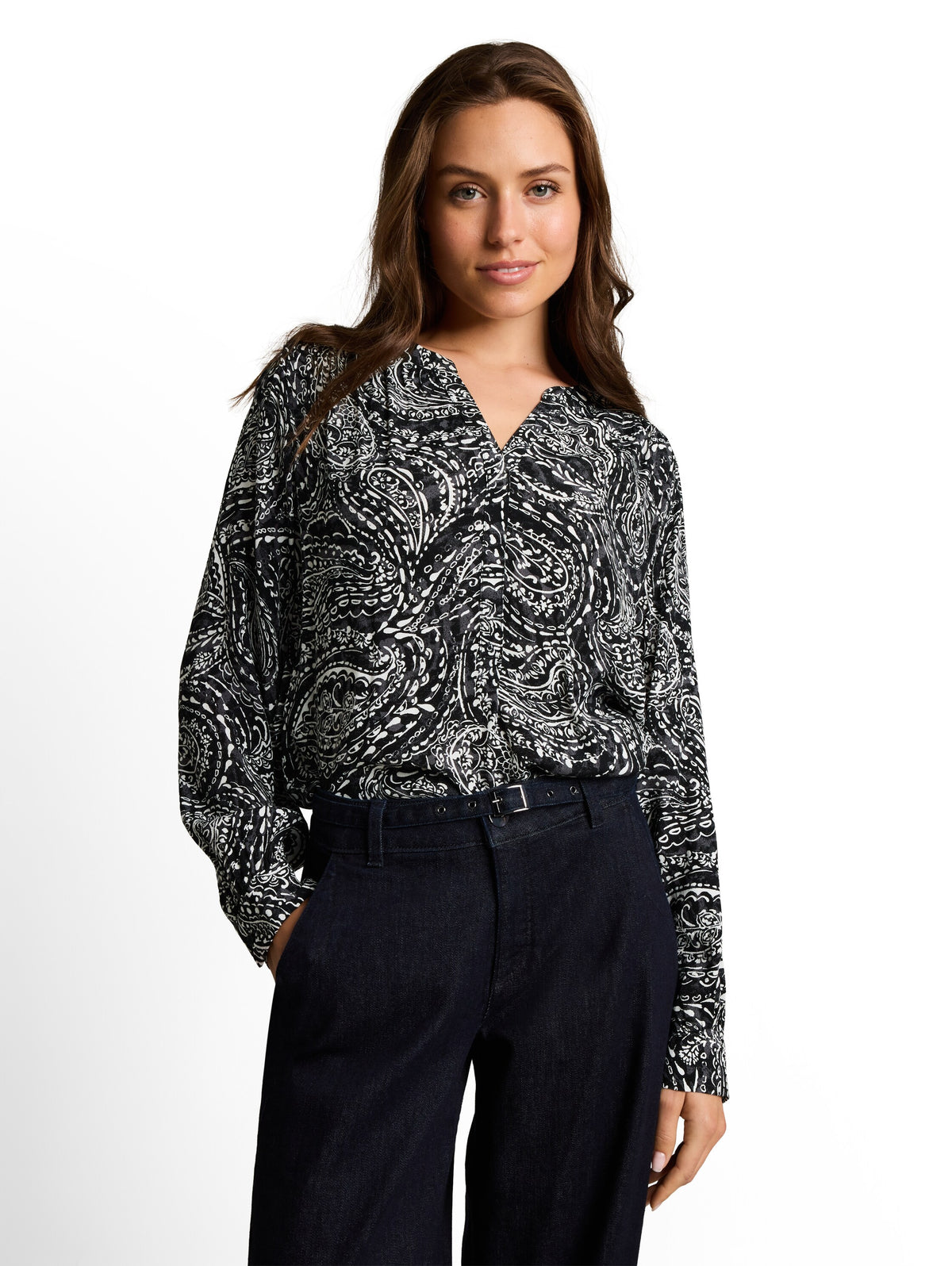 Bluse aus Viskose