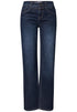 Straight Leg Jeans mit Gürtel