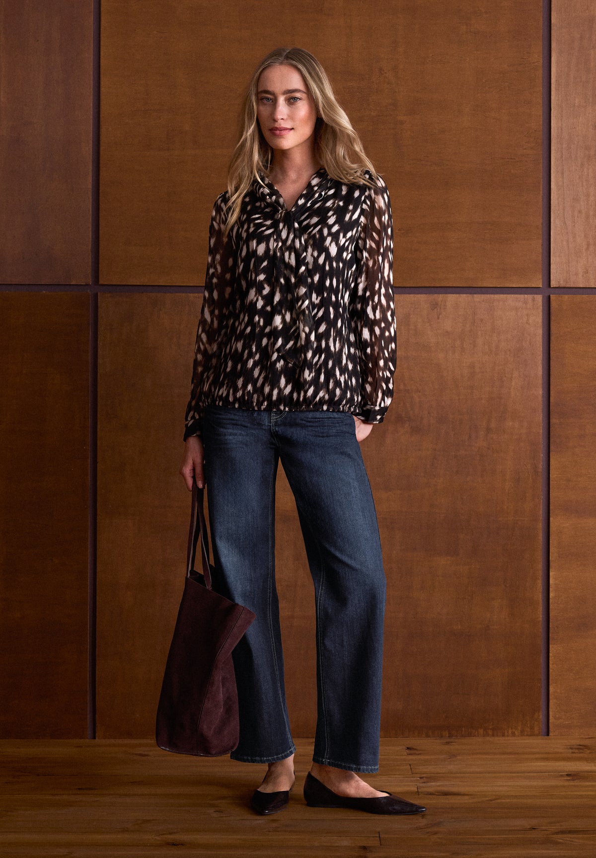 Straight Leg Jeans mit Gürtel