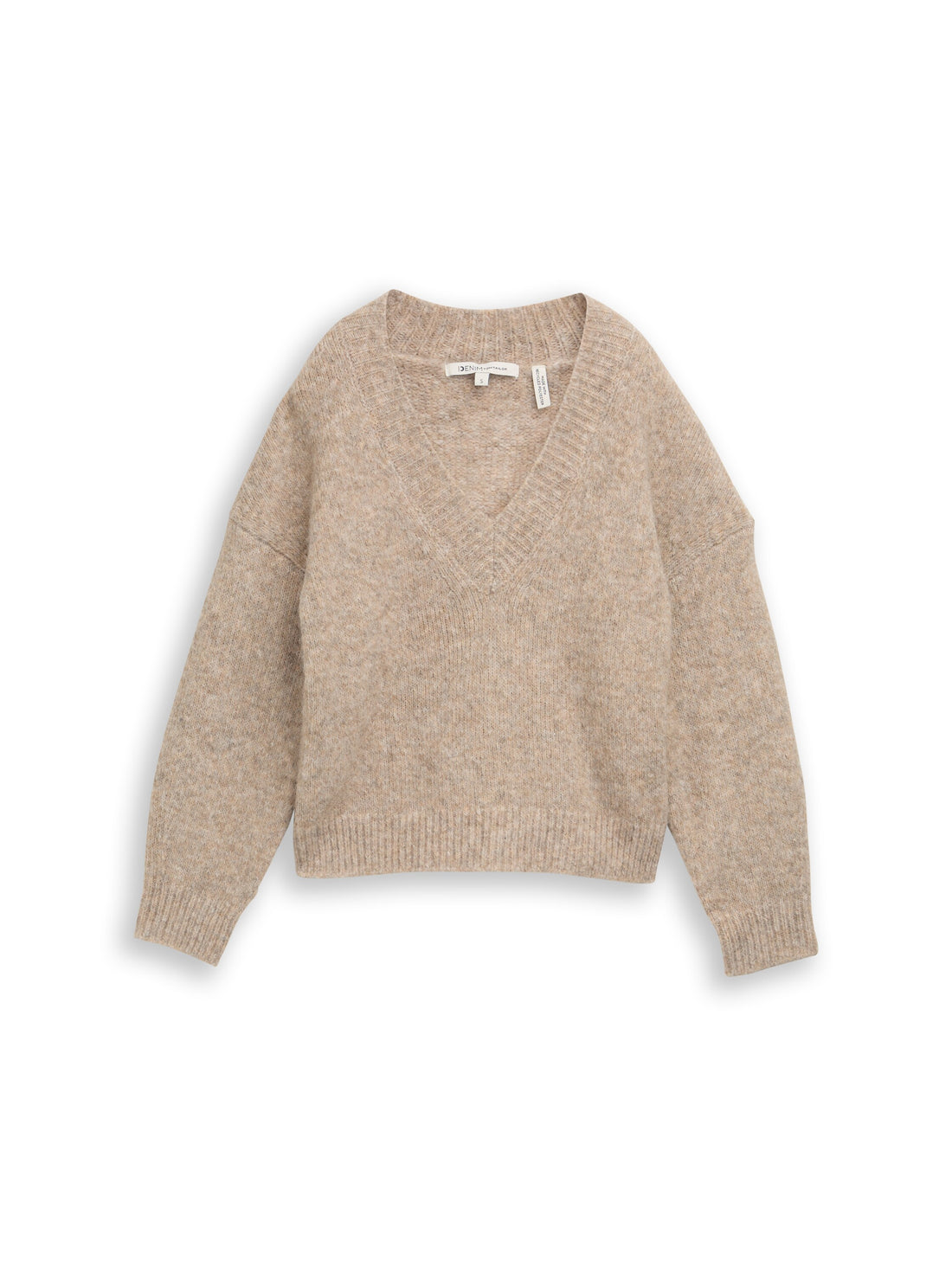 Relaxed Fit Strickpullover mit Wollanteil