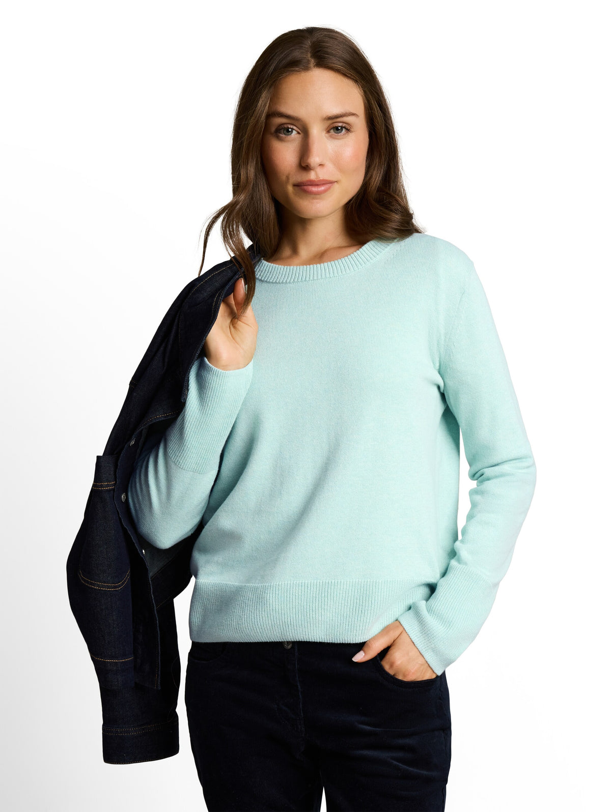 Strickpullover mit Kaschmir-Anteil
