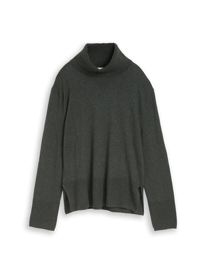 Rollkragenpullover mit Kaschmir-Anteil