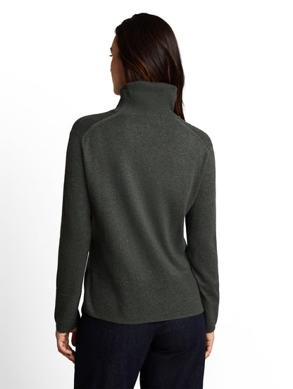 Rollkragenpullover mit Kaschmir-Anteil