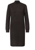 Knielanges Strickkleid mit Turtle Neck