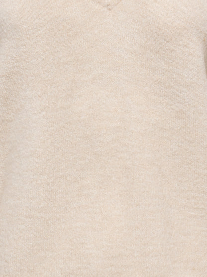 ONLCLOVER LS LACE V-NECK REVERSIBLE KNT