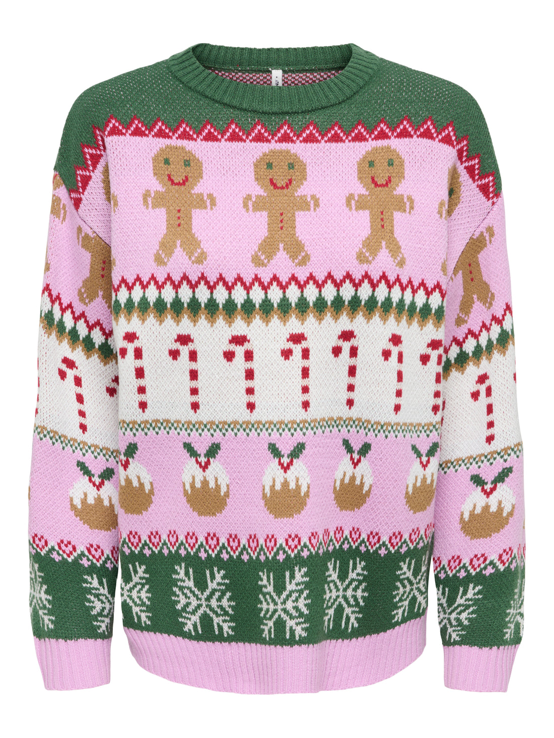ONLXMAS HO LS O-NECK KNT
