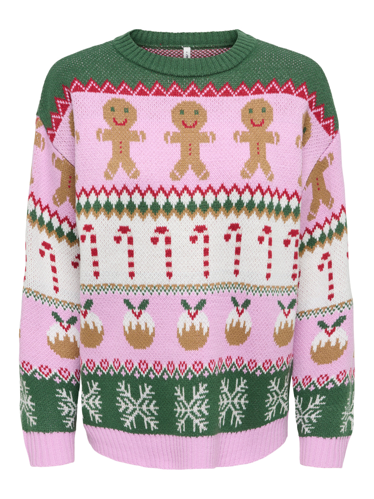 ONLXMAS HO LS O-NECK KNT